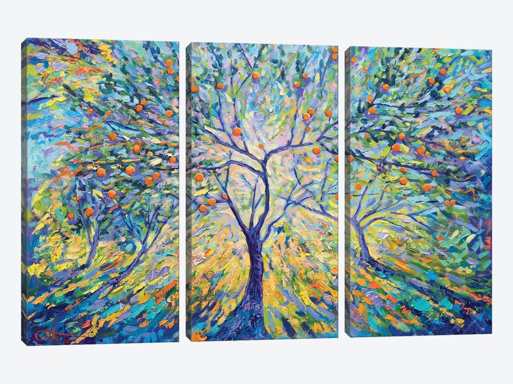 The Orangerie by Lee Tiller 3-piece Canvas Print