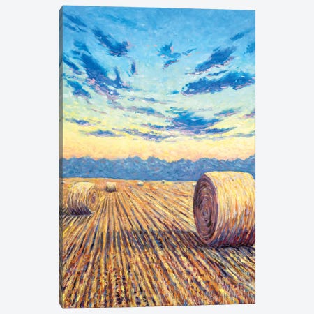 Fields Of Gold Canvas Print #LTI2} by Lee Tiller Canvas Art