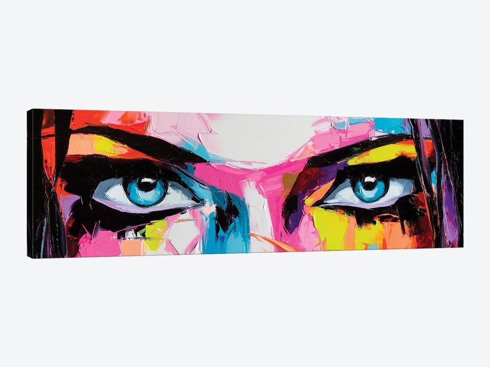 Pop Color Eyes II by Lana Tikhonova 1-piece Canvas Print