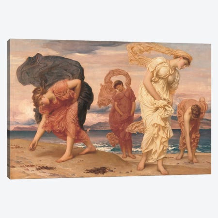 By The Sea Canvas Print #LTN2} by Frederic Leighton Canvas Print