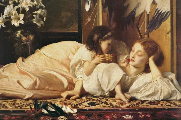 Neoclassicism: Mother And Child by Frederic Leighton
