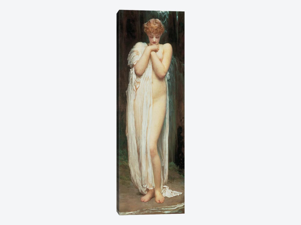 Crenaia, The Nymph Of The Dargle by Frederic Leighton 1-piece Canvas Print