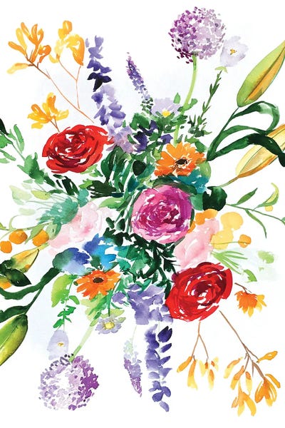 Flower Mandala by Christine Lindstrom gallery poster