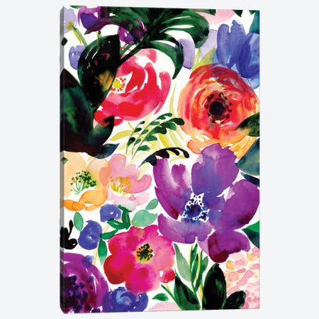 Bloom II Canvas Print #LTR1} by Christine Lindstrom Canvas Artwork