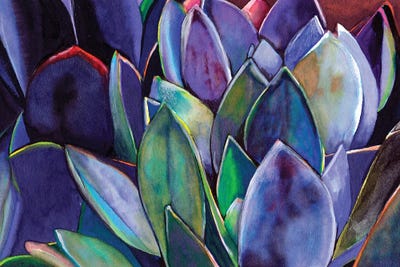 Purple Agave by Christine Lindstrom gallery poster