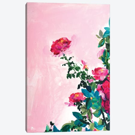 Rose Garden I Canvas Print #LTR28} by Christine Lindstrom Canvas Wall Art