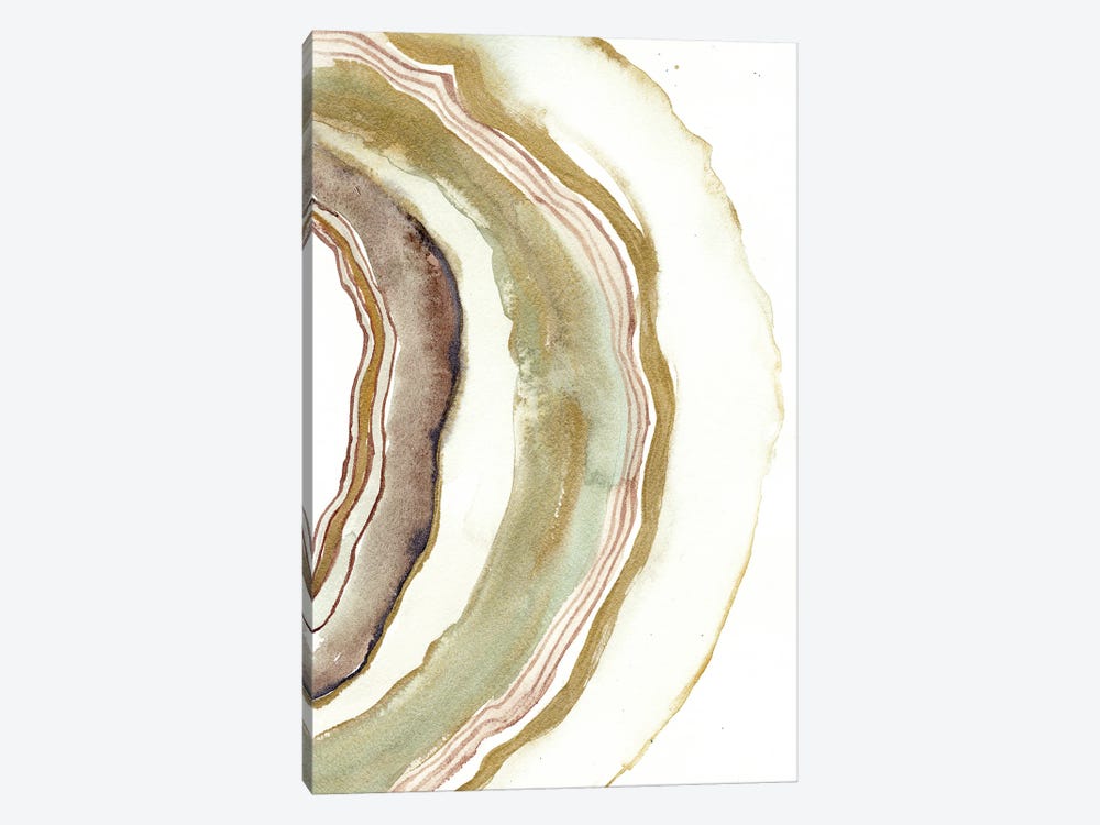 White Agate by Christine Lindstrom 1-piece Canvas Art Print