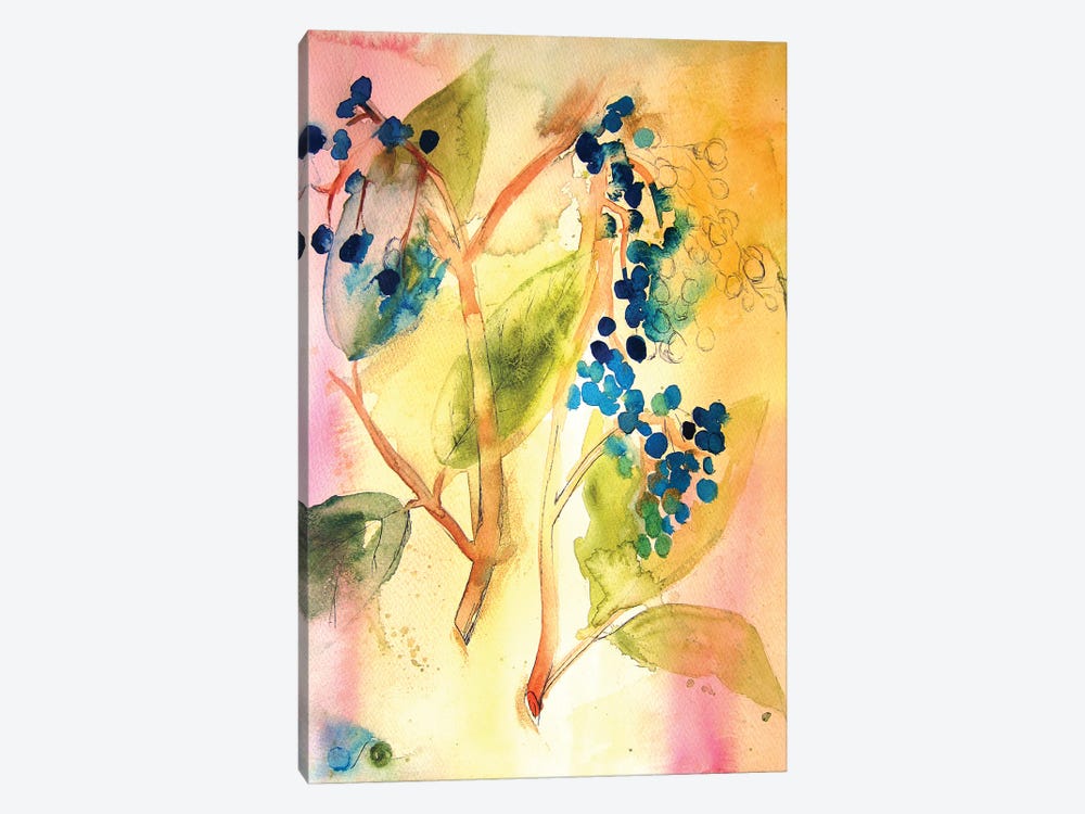 Botanical Abstract by Christine Lindstrom 1-piece Canvas Art