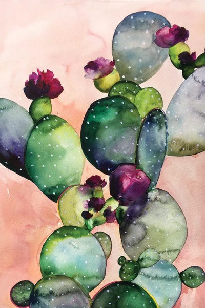 Cacti: Desert Rose II by Christine Lindstrom