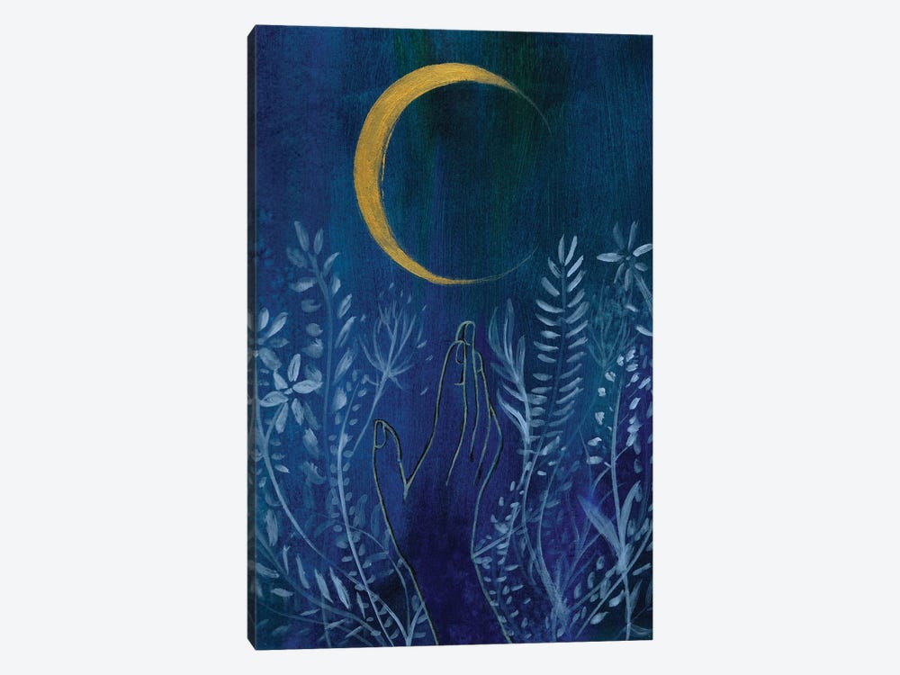Flower Moon by Christine Lindstrom 1-piece Canvas Wall Art