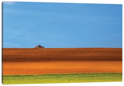 The Tractor Canvas Art Print