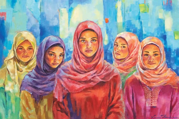 Middle Eastern Culture: Girls Of Chefchaouen by Larissa Abtova