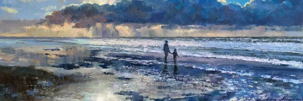 Sky: January Sunset by Larissa Abtova