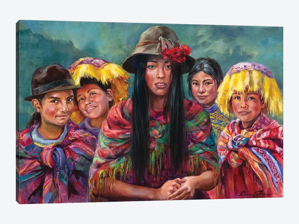 Loving Andes by Larissa Abtova 1-piece Canvas Art Print