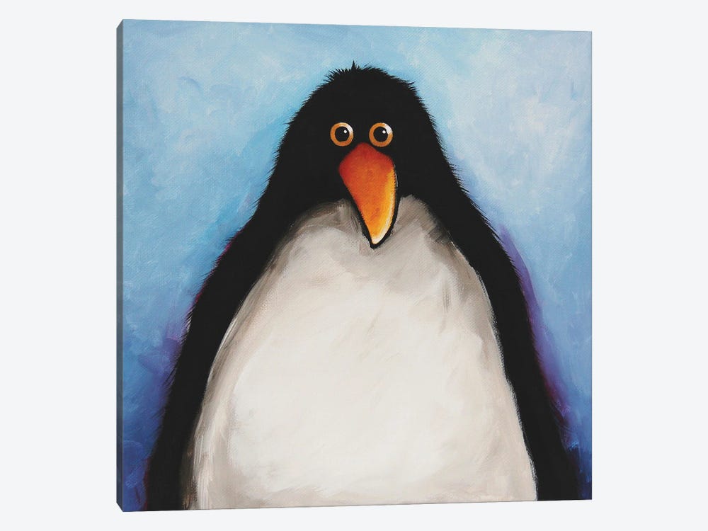 My Penguin by Lucia Stewart 1-piece Canvas Wall Art