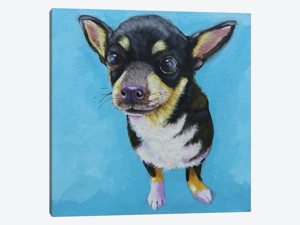 Rachel’s Dog by Lucia Stewart 1-piece Canvas Print