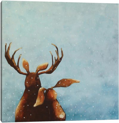Friends Canvas Art Print - Moose Art