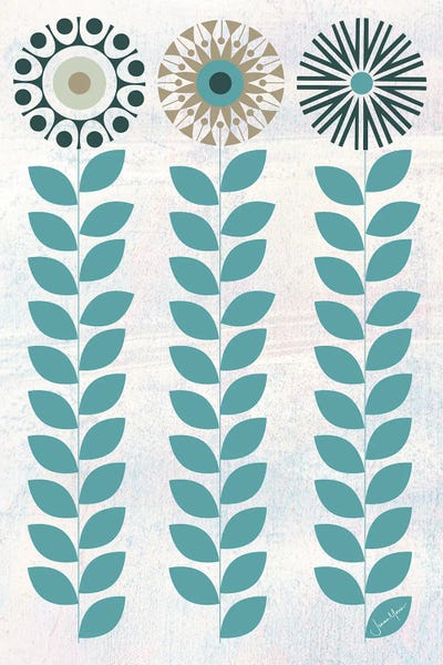 LouLouArtStudio: Bloom (Blue) by LouLouArtStudio