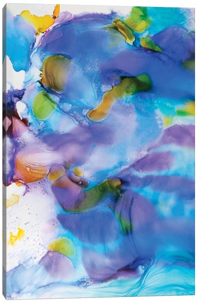 Coral Under Water Canvas Art Print - LouLouArtStudio