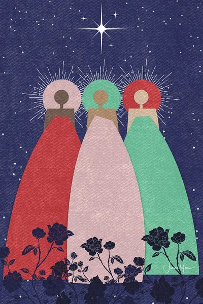 LouLouArtStudio: Three Spirit Guides by LouLouArtStudio