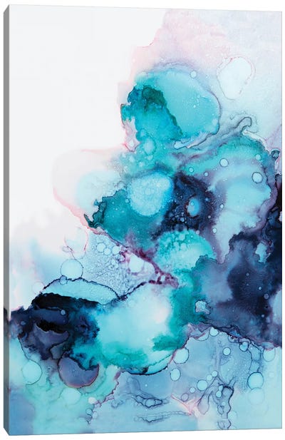 Ocean Bubbles Canvas Art Print - LouLouArtStudio