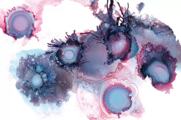 LouLouArtStudio: Purple Sea Urchins by LouLouArtStudio
