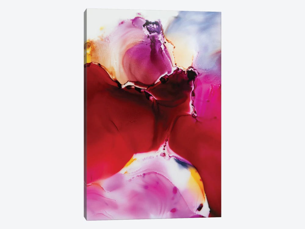 Red Velvet Petals by LouLouArtStudio 1-piece Canvas Print