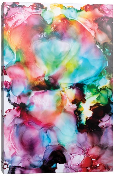 The Rainbow Carousel Canvas Art Print - LouLouArtStudio