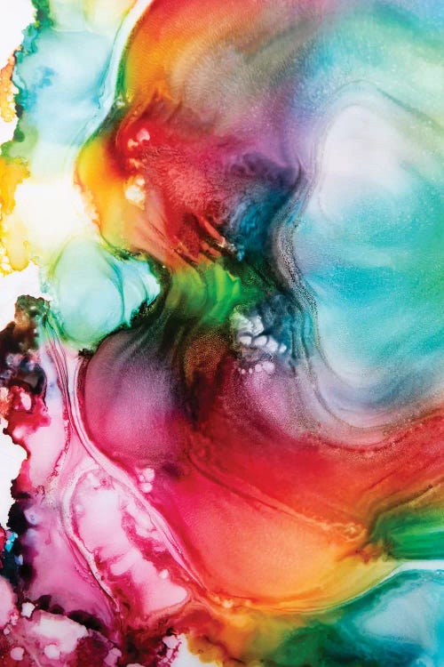 The Rainbow Waterfall by LouLouArtStudio wall art