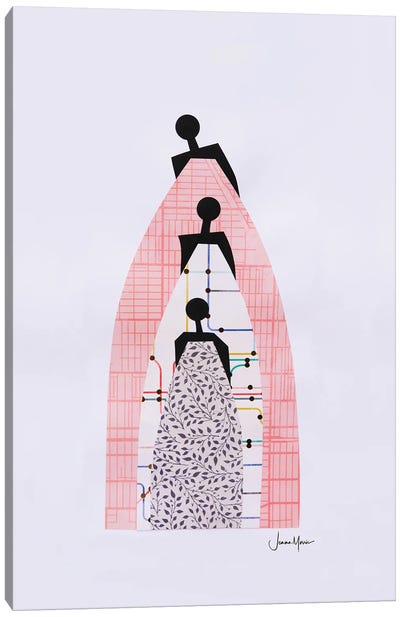 Standing On The Shoulders Of Our Ancestors Canvas Art Print - Art that Moves You