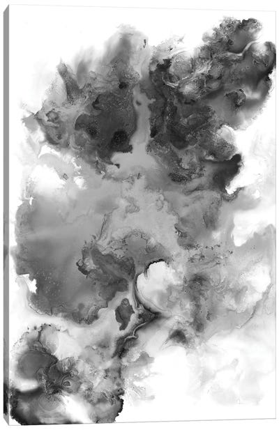 Winter Black And White Canvas Art Print - LouLouArtStudio