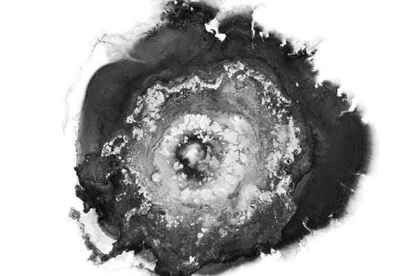 LouLouArtStudio: Island In Black And White by LouLouArtStudio