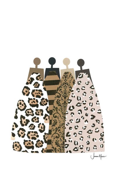 LouLouArtStudio: 4 Fashion Friends by LouLouArtStudio