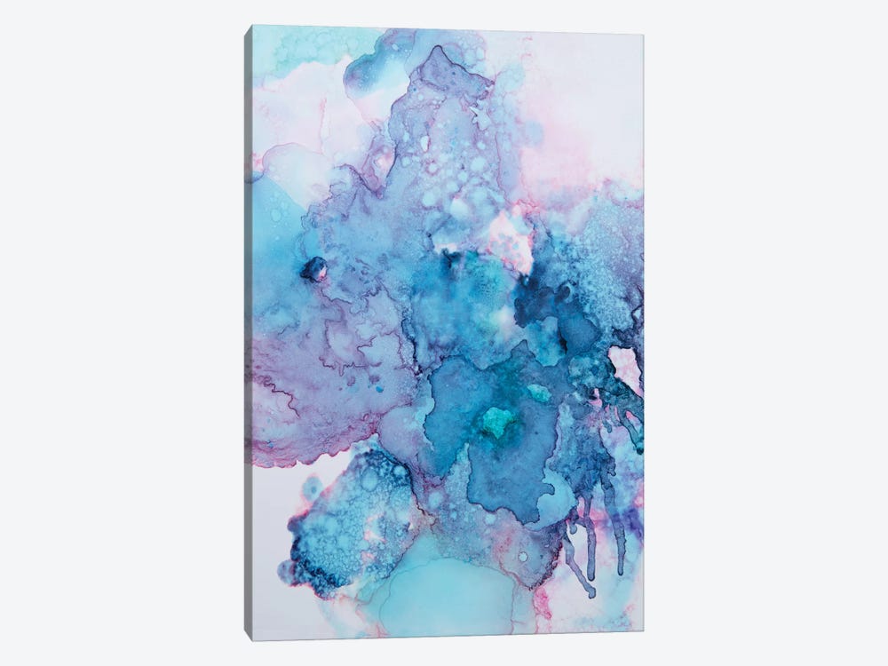 Blue Flowers by LouLouArtStudio 1-piece Canvas Print
