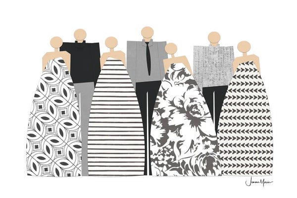 LouLouArtStudio: Brothers And Sisters by LouLouArtStudio