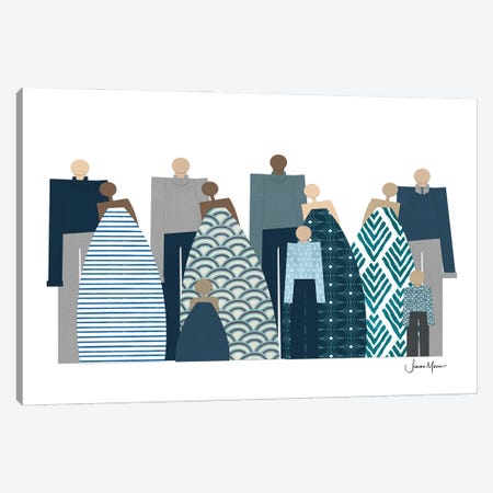We Are A Family Canvas Art Print by Emmanuel Signorino | iCanvas