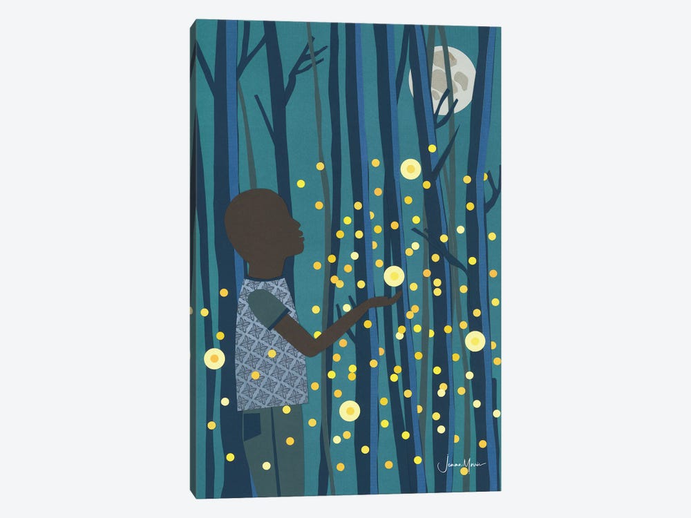 Fireflies by LouLouArtStudio 1-piece Canvas Print