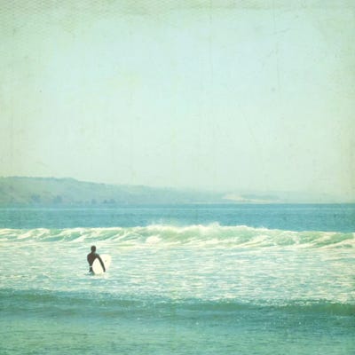 Sunday Surf by Lupen Grainne framed canvas print