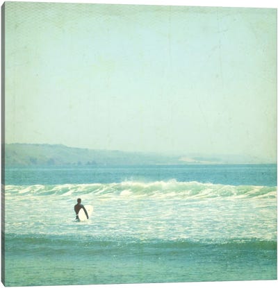 Sunday Surf Canvas Art Print - Surfing Art