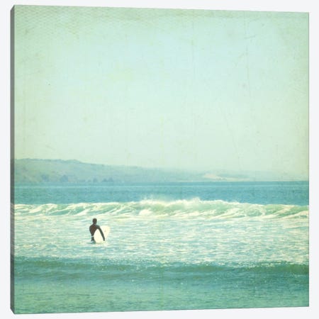 Sunday Surf Canvas Print #LUP28} by Lupen Grainne Art Print