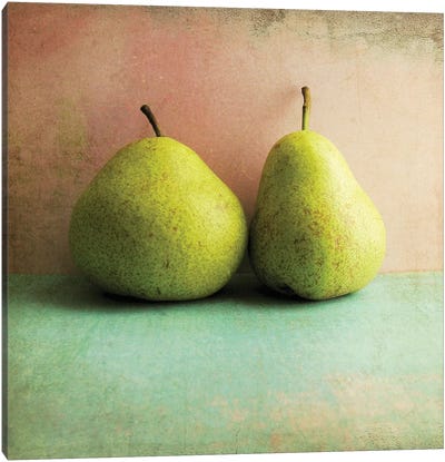 Two Pears Canvas Art Print - Lupen Grainne