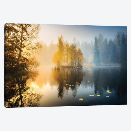 Forest Pond III Canvas Print #LUR102} by Lauri Lohi Canvas Art Print
