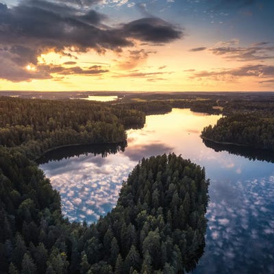 From Birds Eye I by Lauri Lohi canvas print