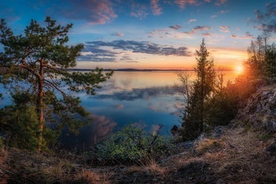 Vanajanniemi Panorama by Lauri Lohi framed wall art