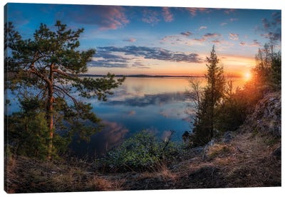 Vanajanniemi Panorama Canvas Art Print - Lauri Lohi
