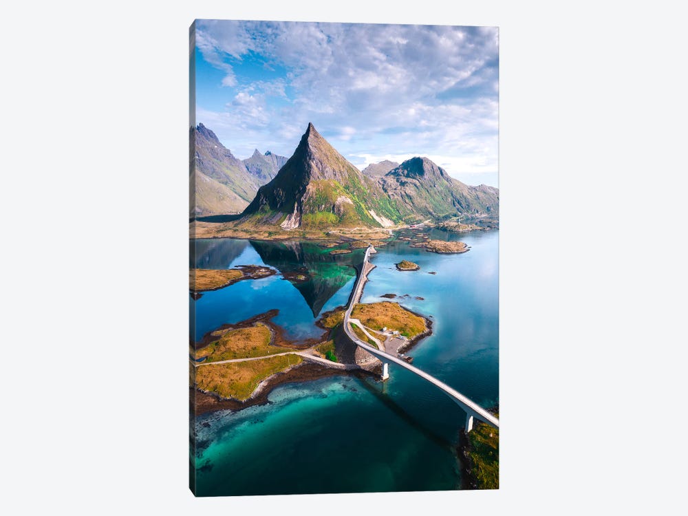 Lofoten From Air by Lauri Lohi 1-piece Canvas Art