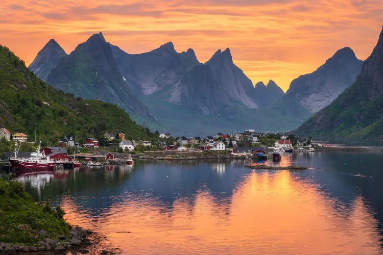 Fisher Village In Norway