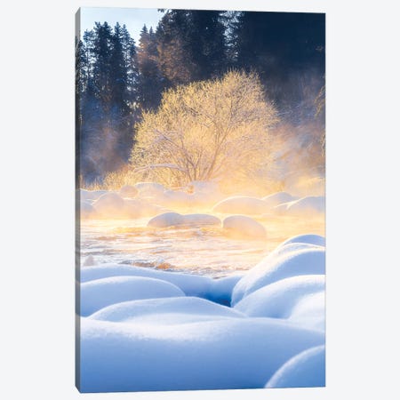 Fire And Ice Canvas Print #LUR60} by Lauri Lohi Canvas Art Print