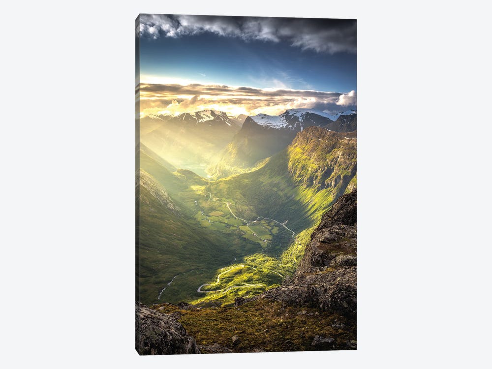Geiranger Valley by Lauri Lohi 1-piece Canvas Art