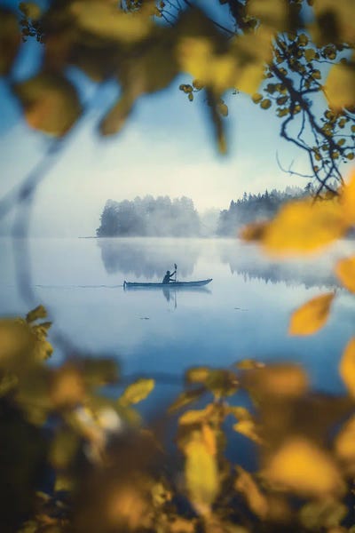 Kayaker by Lauri Lohi canvas print
